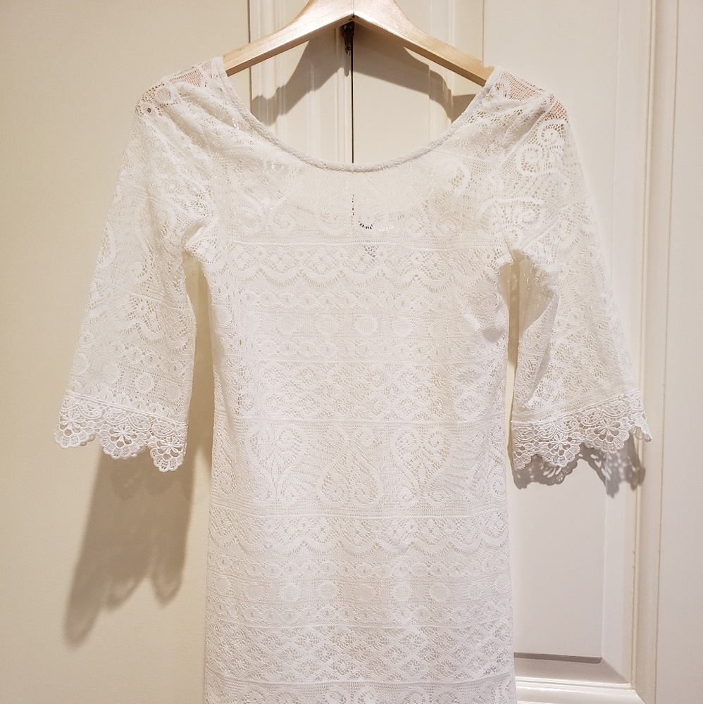 H&M Lace White Dress